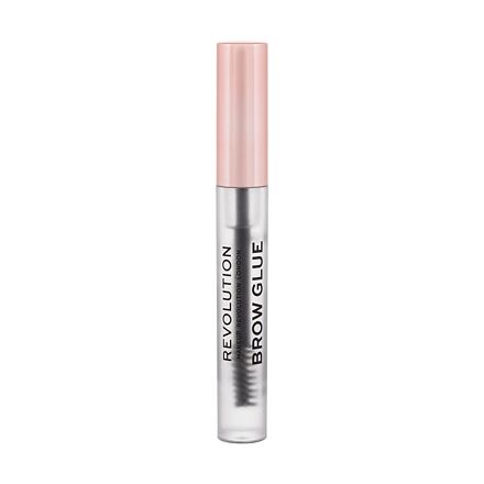 Makeup Revolution London Brow Glue fixační gel na obočí 3 ml odstín transparentní
