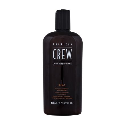 American Crew 3-IN-1 pánský šampon, kondicionér a sprchový gel 3v1 450 ml pro muže