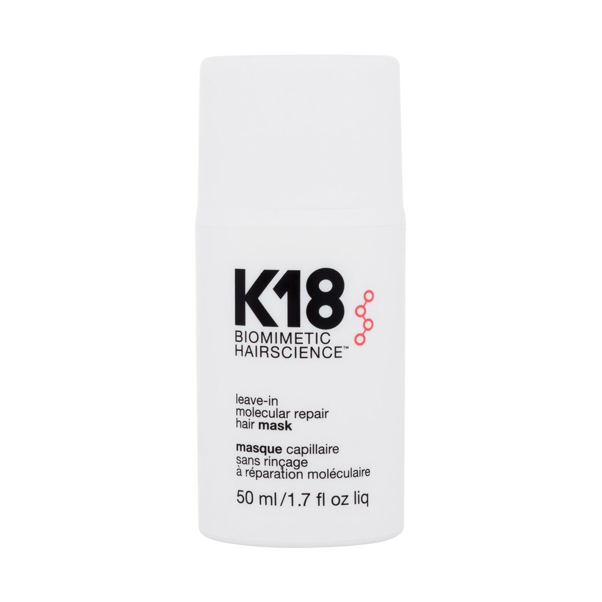 K18 Molecular Repair Leave-In Hair Mask dámská bezoplachová maska pro poškozené vlasy 50 ml pro ženy