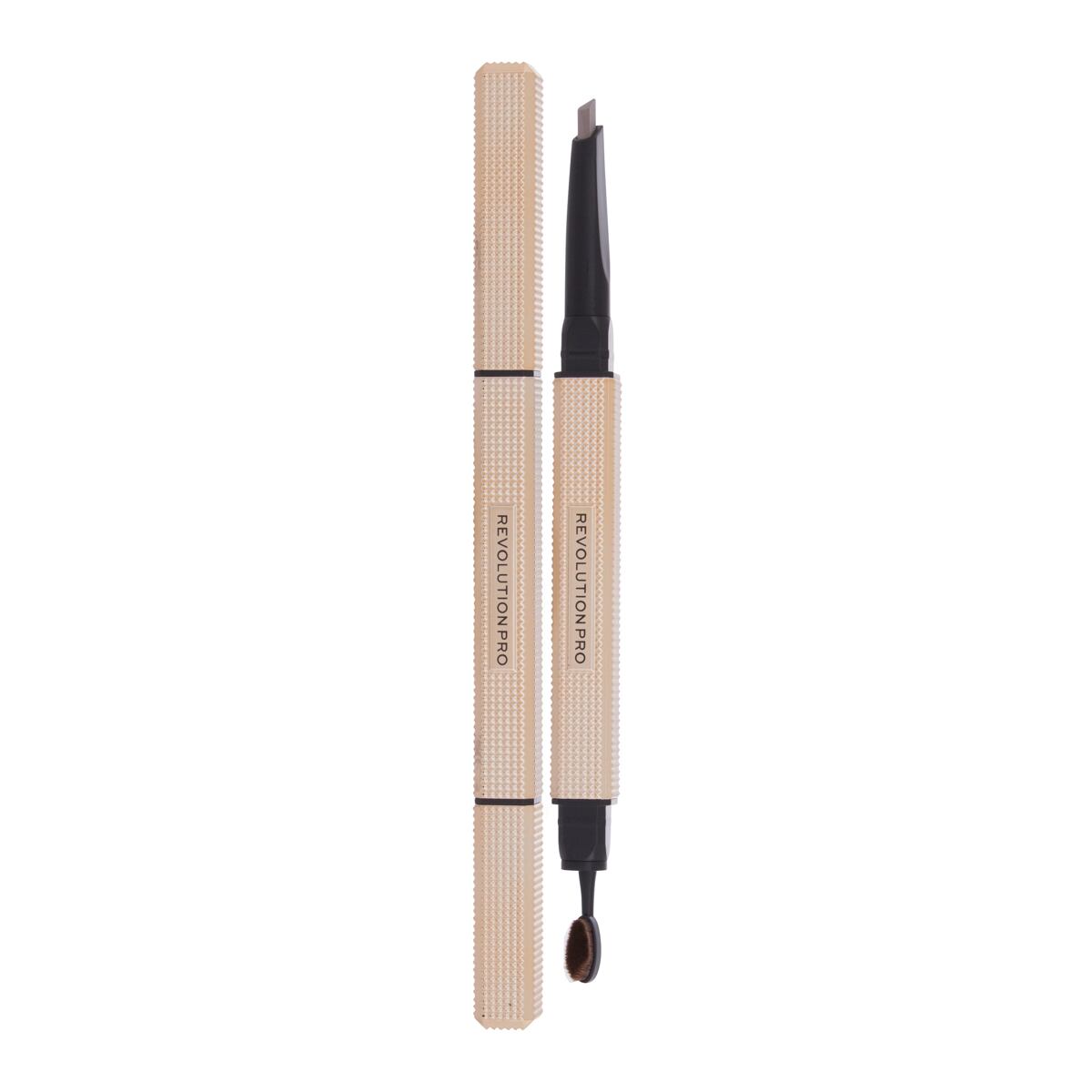 Revolution Pro Rockstar Brow Styler dámská tužka na obočí se štětečkem 0.25 g odstín hnědá