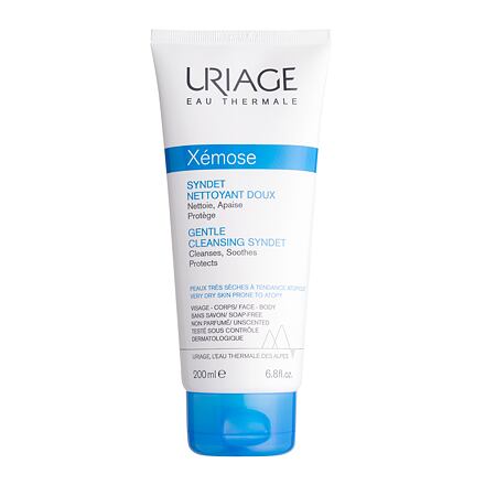 Uriage Xémose Gentle Cleansing Syndet unisex jemný čisticí gel pro velmi suchou až atopickou pokožku těla i obličeje 200 ml unisex