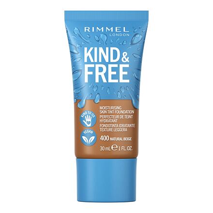 Rimmel London Kind & Free Skin Tint Foundation hydratační make-up 30 ml odstín 400 Natural Beige
