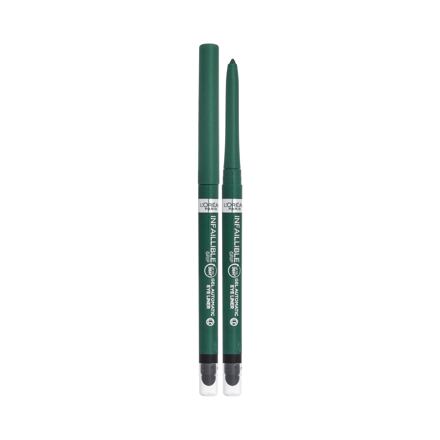 L'Oréal Paris Infaillible Grip 36H Gel Automatic Eye Liner dámská dlouhotrvající gelová tužka na oči 1.2 g odstín zelená