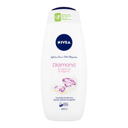 Nivea Diamond & Argan Oil dámský krémový sprchový gel 500 ml pro ženy
