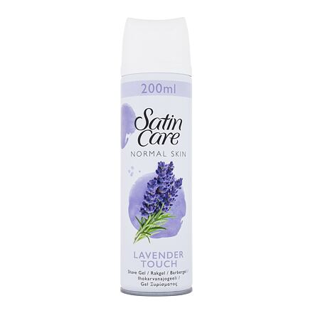 Gillette Satin Care Lavender Touch dámský gel na holení s levandulí 200 ml pro ženy