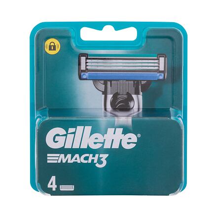 Gillette Mach3 pánský náhradní břit 4 ks pro muže