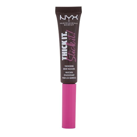 NYX Professional Makeup Thick It Stick It! dámská dlouhotrvající řasenka na obočí 7 ml odstín hnědá