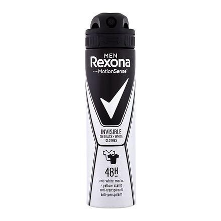 Rexona Men Invisible Black + White pánský antiperspirant ve spreji 150 ml pro muže
