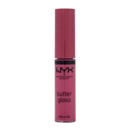 NYX Professional Makeup Butter Gloss lesk na rty 8 ml odstín růžová