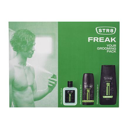 STR8 FREAK SET1 pánská dárková sada voda po holení 50 ml + sprchový gel 250 ml + deodorant 150 ml