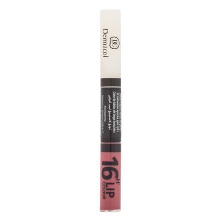 Dermacol 16H Lip Colour dámská dvoufázová rtěnka na rty 7.1 ml odstín růžová