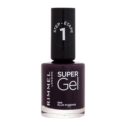 Rimmel London Super Gel STEP1 gelový lak na nehty 12 ml odstín fialová