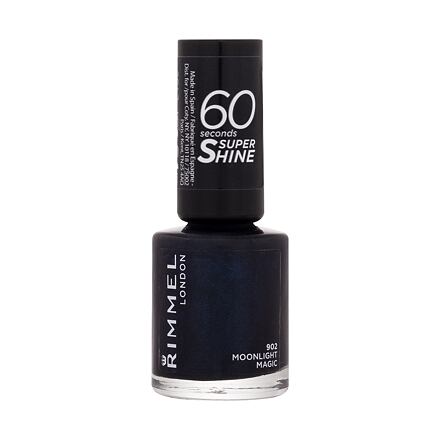 Rimmel London 60 Seconds Super Shine lak na nehty 8 ml odstín modrá