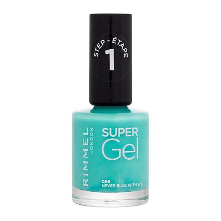 Rimmel London Super Gel STEP1 gelový lak na nehty 12 ml odstín modrá