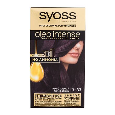 Syoss Oleo Intense Permanent Oil Color dámská permanentní olejová barva na vlasy bez amoniaku 50 ml odstín fialová pro ženy