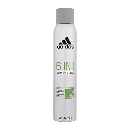 Adidas 6 In 1 48H Anti-Perspirant pánský antiperspirant deodorant ve spreji 200 ml pro muže