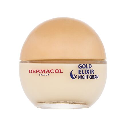 Dermacol Gold Elixir dámský regenerační noční krém proti vráskám 50 ml pro ženy
