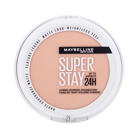 Maybelline Superstay 24H Hybrid Powder-Foundation zmatňující pudrový make-up 9 g odstín 21
