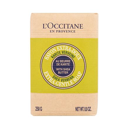 L'Occitane Shea Butter Verbena Extra-Gentle Soap dámské extra jemné mýdlo s bambuckým máslem a verbenou 250 g pro ženy