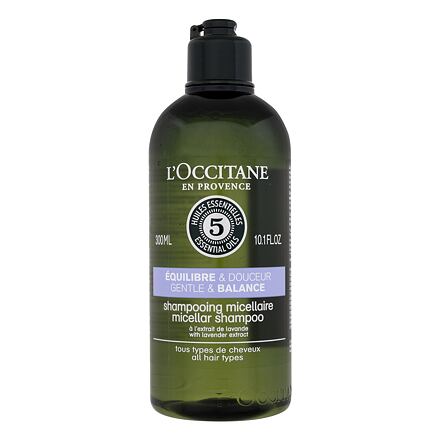 L'Occitane Aromachology Gentle & Balance Micellar Shampoo dámský micelární šampon pro přirozenou rovnováhu pokožky hlavy 300 ml pro ženy
