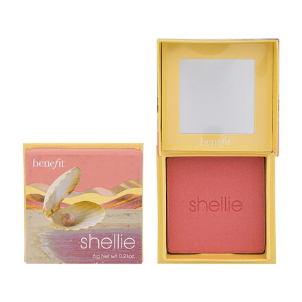 Benefit Shellie Blush dámská pudrová tvářenka 6 g odstín warm seashell-pink