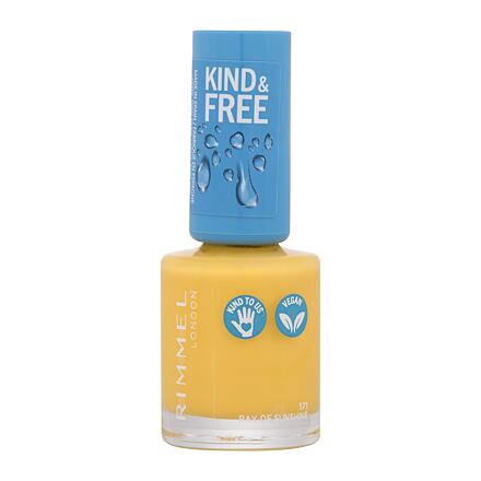 Rimmel London Kind & Free lak na nehty 8 ml odstín žlutá