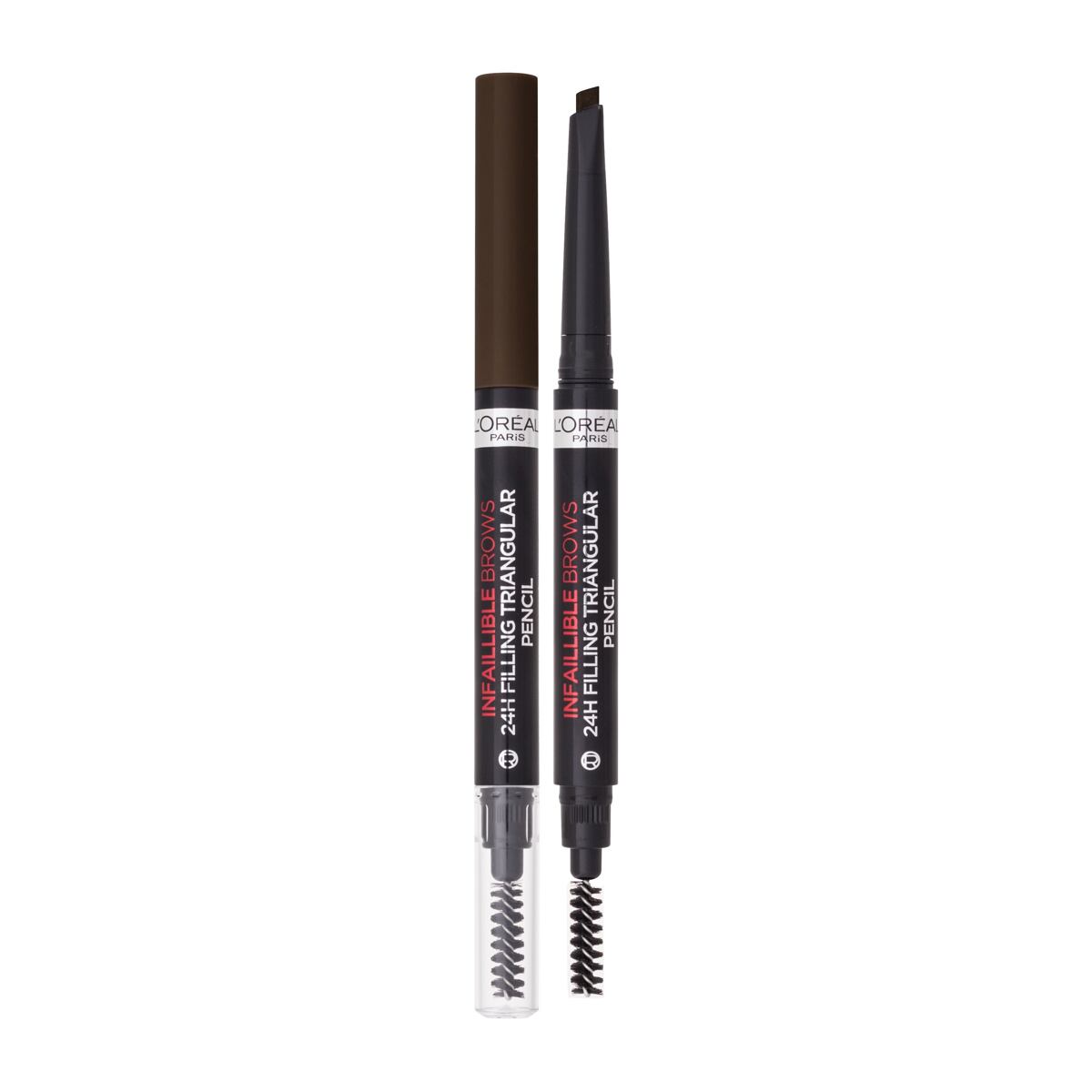 L'Oréal Paris Infaillible Brows 24H Filling Triangular Pencil dámská voděodolná tužka na obočí 1 ml odstín hnědá