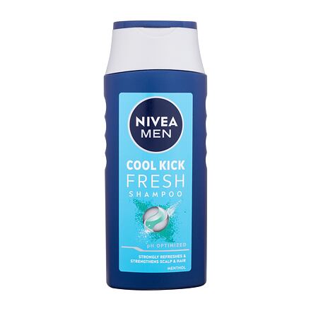 Nivea Men Cool Kick Fresh Shampoo pánský osvěžující šampon pro normální až mastné vlasy 250 ml pro muže