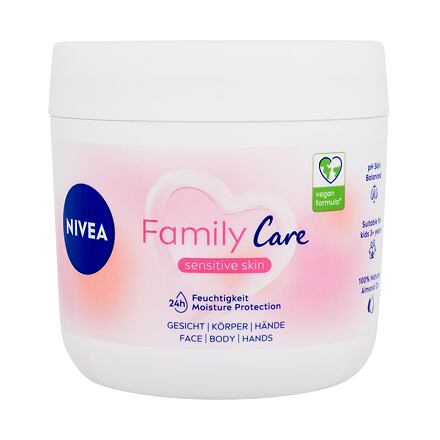 Nivea Family Care unisex lehký hydratační krém na tělo, tvář i ruce 450 ml unisex