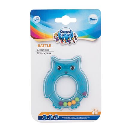 Canpol babies Rattle Owl Blue chrastítko