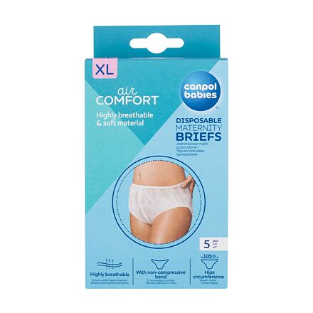 Canpol babies Air Comfort Disposable Maternity Briefs XL jednorázové poporodní kalhotky 5 ks pro ženy