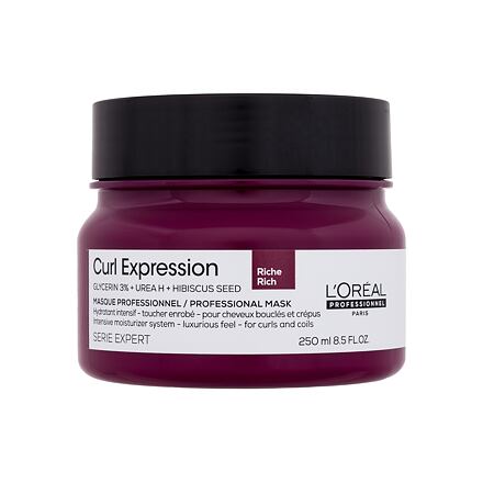 L'Oréal Professionnel Curl Expression Professional Rich Mask dámská intenzivní hydratační maska pro kudrnaté a vlnité vlasy 250 ml pro ženy