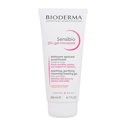 BIODERMA Sensibio DS+ Cleansing Gel dámský čisticí gel pro podrážděnou pleť 200 ml pro ženy