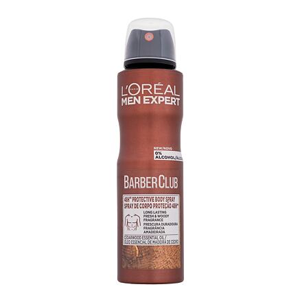 L'Oréal Paris Men Expert Barber Club 48H Protective Deodorant pánský deodorant ve spreji bez obsahu hliníku 150 ml pro muže