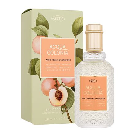 4711 Acqua Colonia White Peach & Coriander unisex kolínská voda 50 ml unisex