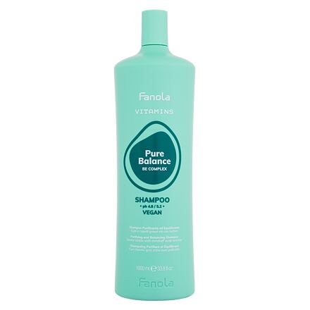 Fanola Vitamins Pure Balance Shampoo dámský šampon proti lupům a mastnotě 1000 ml pro ženy
