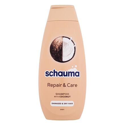Schwarzkopf Schauma Repair & Care Shampoo dámský šampon s kokosem pro poškozené a suché vlasy 400 ml pro ženy