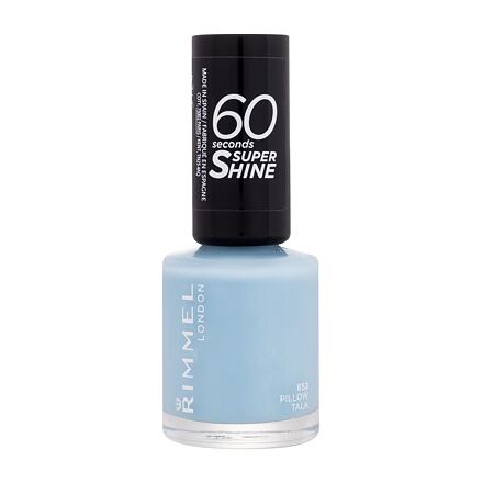 Rimmel London 60 Seconds Super Shine rychleschnoucí lak na nehty 8 ml odstín modrá