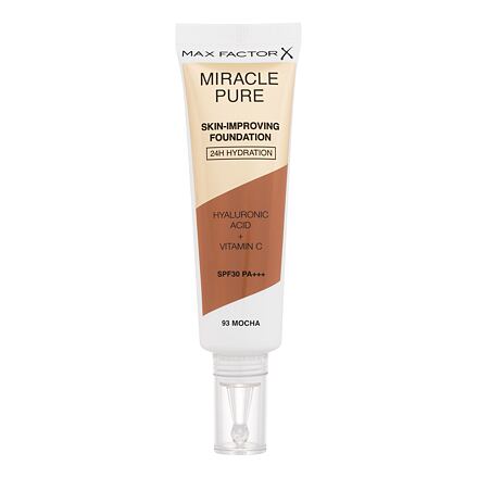 Max Factor Miracle Pure Skin-Improving Foundation SPF30 pečující hydratační make-up 30 ml odstín 93 Mocha