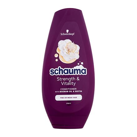 Schwarzkopf Schauma Strength & Vitality Condicioner dámský kondicionér pro posílení a vitalitu 250 ml pro ženy