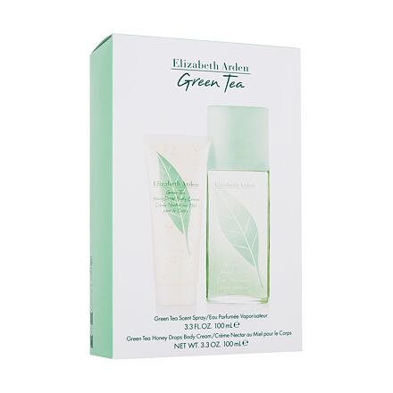 Elizabeth Arden Green Tea SET1 dámská dárková sada toaletní voda 100 ml + tělový krém Honey Drops 100 ml pro ženy