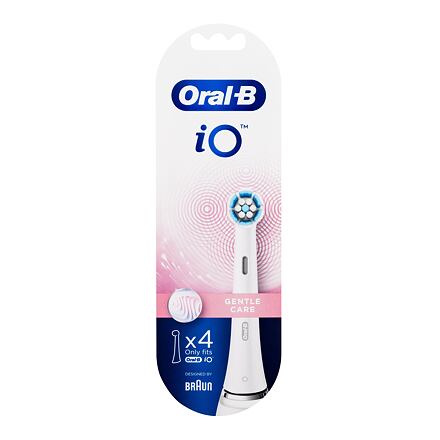 Oral-B iO Gentle Care White náhradní hlavice na elektrický zubní kartáček 4 ks