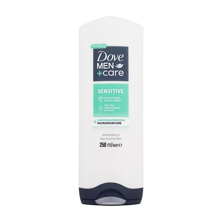 Dove Men + Care Sensitive pánský hydratační a zklidňující sprchový gel pro citlivou pokožku 250 ml pro muže