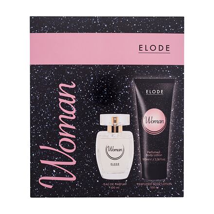 ELODE Woman dámská dárková sada parfémovaná voda 100 ml + tělové mléko 100 ml pro ženy