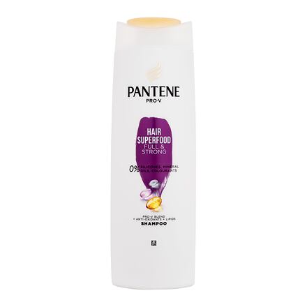 Pantene Superfood Full & Strong Shampoo dámský posilující šampon na vlasy 400 ml pro ženy