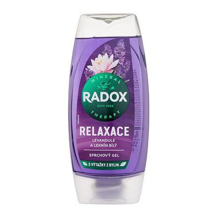 Radox Relaxation Lavender And Waterlily Shower Gel dámský uvolňující sprchový gel 225 ml pro ženy