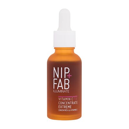 NIP+FAB Illuminate Vitamin C Fix Concentrate Extreme 15% dámské rozjasňující a ochranné pleťové sérum 30 ml pro ženy