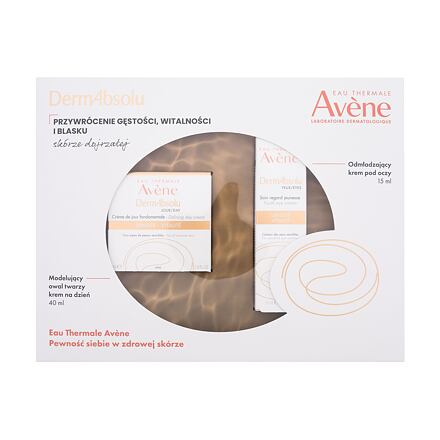 Avene DermAbsolu dámský dárková sada denní pleťový krém DermAbsolu Defining Day Cream 40 ml + oční krém DermAbsolu Youth Eye Cream 15 ml pro ženy