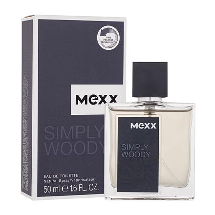 Mexx Simply Woody pánská toaletní voda 50 ml pro muže