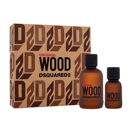 Dsquared2 Wood Original pánská dárková sada parfémovaná voda 100 ml + parfémovaná voda 30 ml pro muže